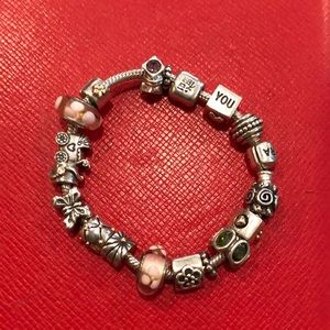 Pandora Bracelet with 16 charms